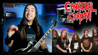 CANNIBAL CORPSE - THE BLEEDING Lesson/ Tutorial [ Eb Standard Tuning ] DMT Ep. 16