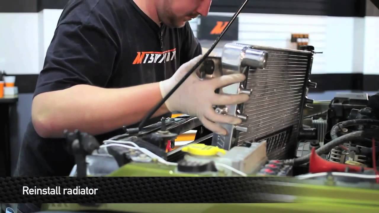 How To Install Mishimoto Performance Radiator for 2007-2011 Jeep Wrangler JK  - YouTube