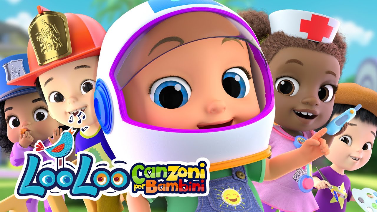 La Canzone dei Mestieri 🎵 | Cosa Vuoi Fare da Grande? | LooLoo Canzoni per Bambini