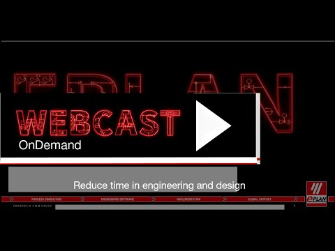 EPLAN OnDemand Webcast Master Class Reduce Time in Engineering Design