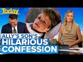 Ally’s son reveals what he really thinks of the Today breakfast TV show | Today Show Australia