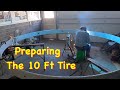 Sizing The 10 Foot Logging Wheel Tire | Engels Coach Shop