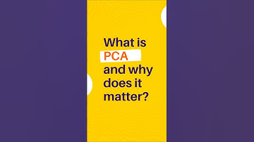 What is PCA? #machinelearning #datascience #artificialintelligence #shorts