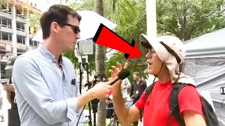 MAGA Idiot Doesn't Realize He's Being Insulted Straight to His Face