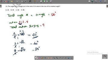 BECE 2020 MATHEMATICS OBJECTIVE 11-20