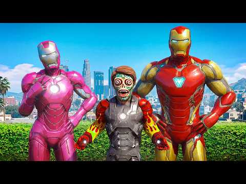 Adopted By a SUPERHERO FAMILY in GTA!