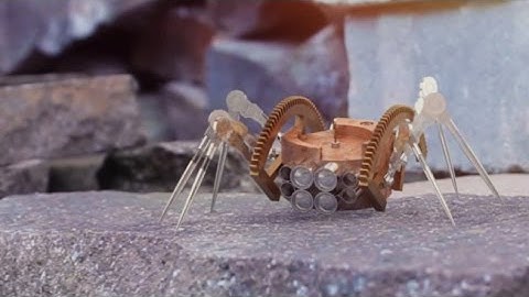 Mechanical CGI Robot-Spider Animation Prototype