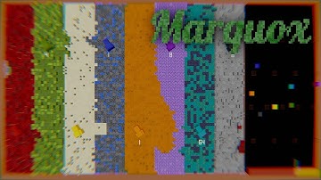 Minecraft Marble Race - 8x1 Multiply or Release [60FPS/UHD/4K] | MARQUOX