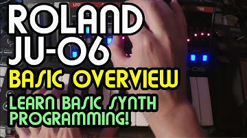 Basic Overview // Roland Boutique JU-06 Synth Tutorial