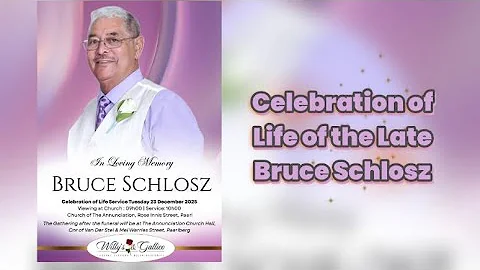 Cremation Service of the late Bruce  Schlosz