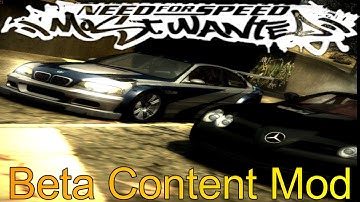 NFS Most Wanted - Beta Content Mod / Return of Roger