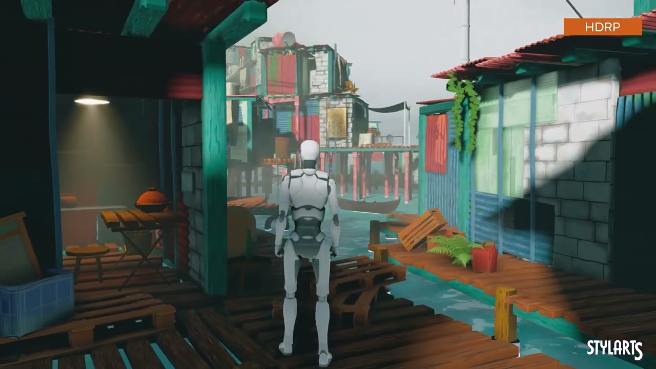 Stylized Floating Slums, video preview 16