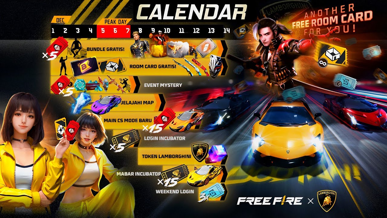 New Event Calendar आ गया 🤯, Free Fire New Event