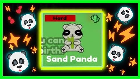 Guide How To Get Sand Panda On Roblox Find The Pandas By Find The Fun