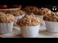 Perfect Apple cinnamon crumb muffins