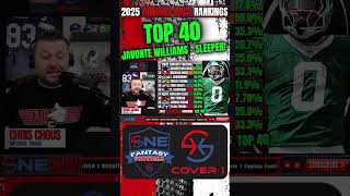 SLEEPER JAVONTE WILLIAMS - TOP 40 RUNNING BACK RANKINGS  #2025fantasyfootball #nfl #football