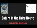SATURN IN THE THIRD HOUSE (Saturn in 3rd house) Plus all aspects