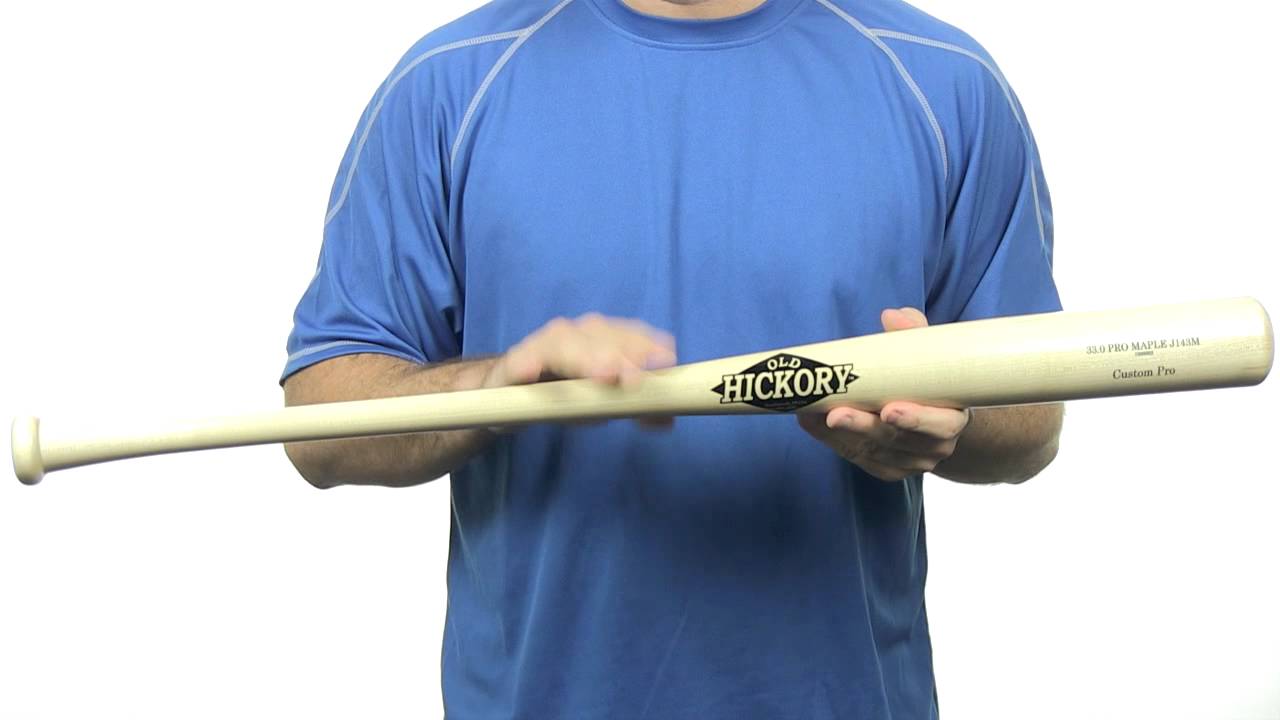 Old Hickory Bat Co. Custom Pro Maple Wood Bat J143M Natural Adult