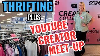 Thrifting in New Orleans plus A Youtube Creator Collective Meet-Up | Thrift with Me to Sell on eBay