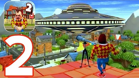 Dark Riddle 2 Story Mode - Gameplay Walkthrough Part 2 - Cow, Car And One BIG UFO (iOS, Android)