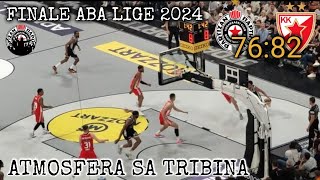 Partizan-Crvena Zvezda finale ABA Liga 2024. Atmosfera sa utakmice!