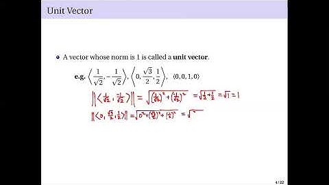 3.2 Norm, Dot product, and Distance in Rn