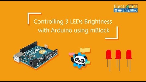 Brightness Control of LEDs with Arduino using mBlock
