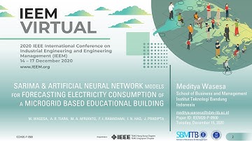 Artificial Neural Networks & SARIMA Models for Predicting Electricity Consumption