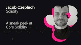 A sneak peek at Core Solidity