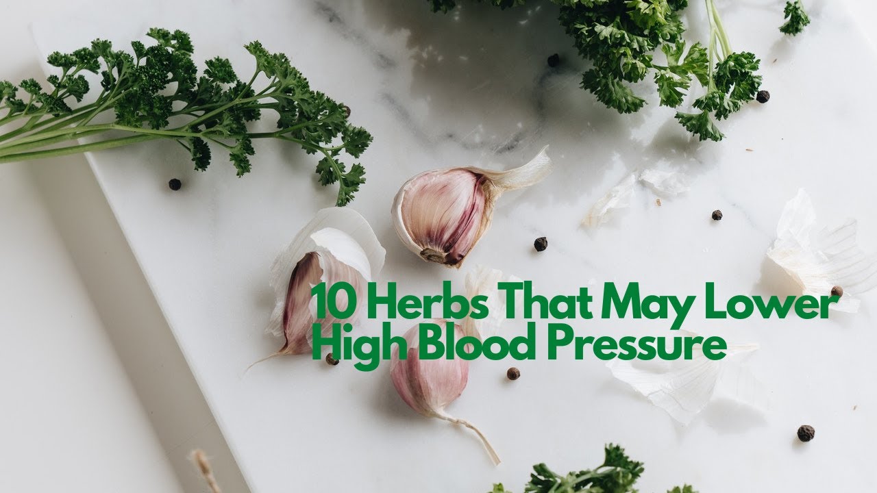 10 Herbs That May Help Lower High Blood Pressure Youtube