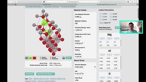 How to download a crystal structure file from the Materials Project