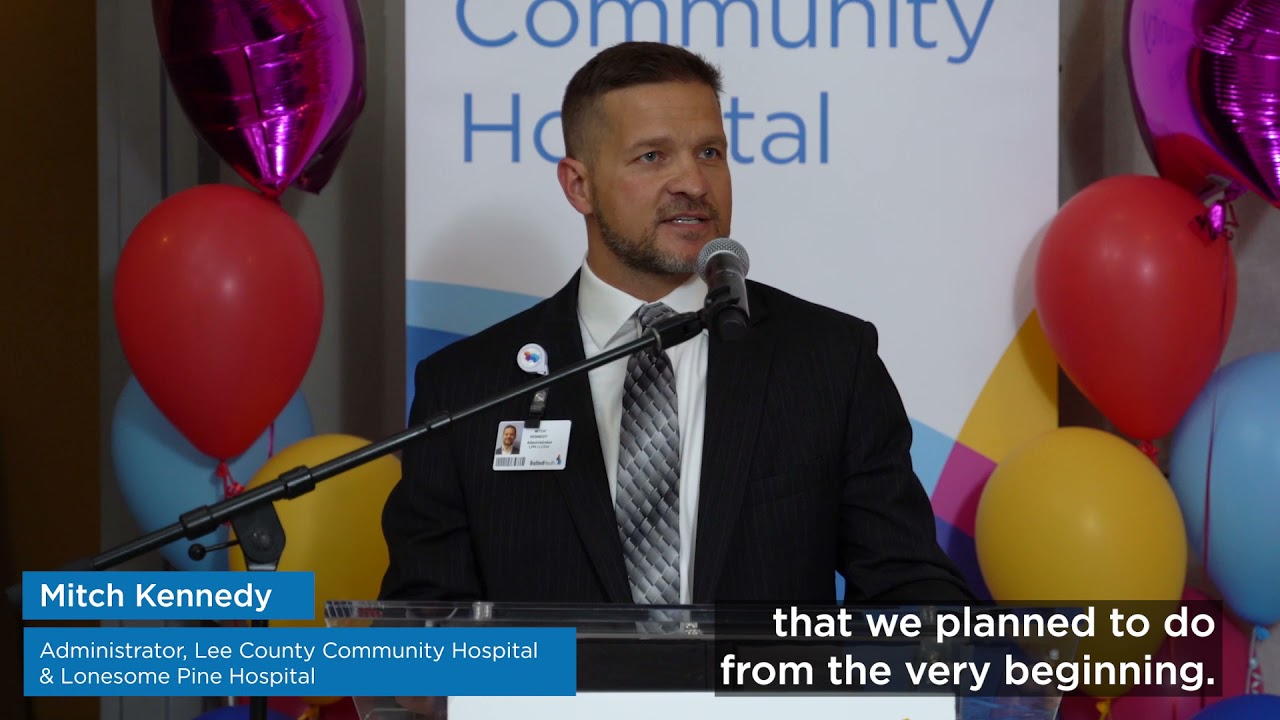 Lee County Community Hospital Wall Signing - YouTube