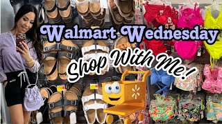 WALMART WEDNESDAY|Shop With Me & Clothing HAUL|Storewide SPRING SHOPPING SPREE|#walmart #over40