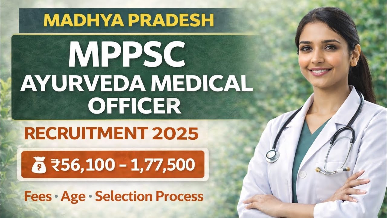 MPPSC Ayurveda Medical Officer Recruitment 2025 | 130 Posts | Salary, syllabus | Complete Details