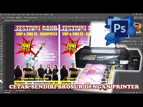 Video: Cara Mencetak Brosur