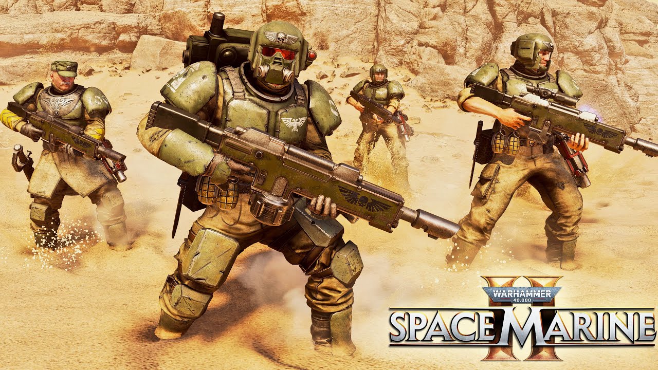 IMPERIAL GUARD MOD! Kasrkin Gameplay - Warhammer 40k: Space Marine 2 ...