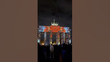 Brandenburg Gate 📍 Walking in Berlin 🇩🇪 Beautiful Night City✨ festival of light berlin 2025