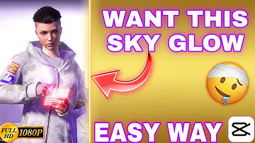 How to add Sky Glow by Capcut - Pubg lobby edit - Capcut edit - Change background colour Pubg lobby