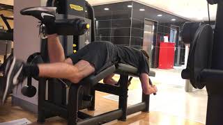 2 up 1 Down Prone Hamstring Curl