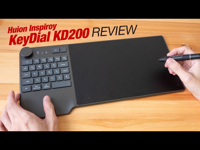 Review: Huion Inspiroy KeyDial KD200 - YouTube