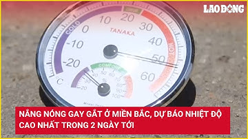 Nắng nóng gay gắt ở miền Bắc, dự báo nhiệt độ cao nhất trong 2 ngày tới | Báo Lao Động