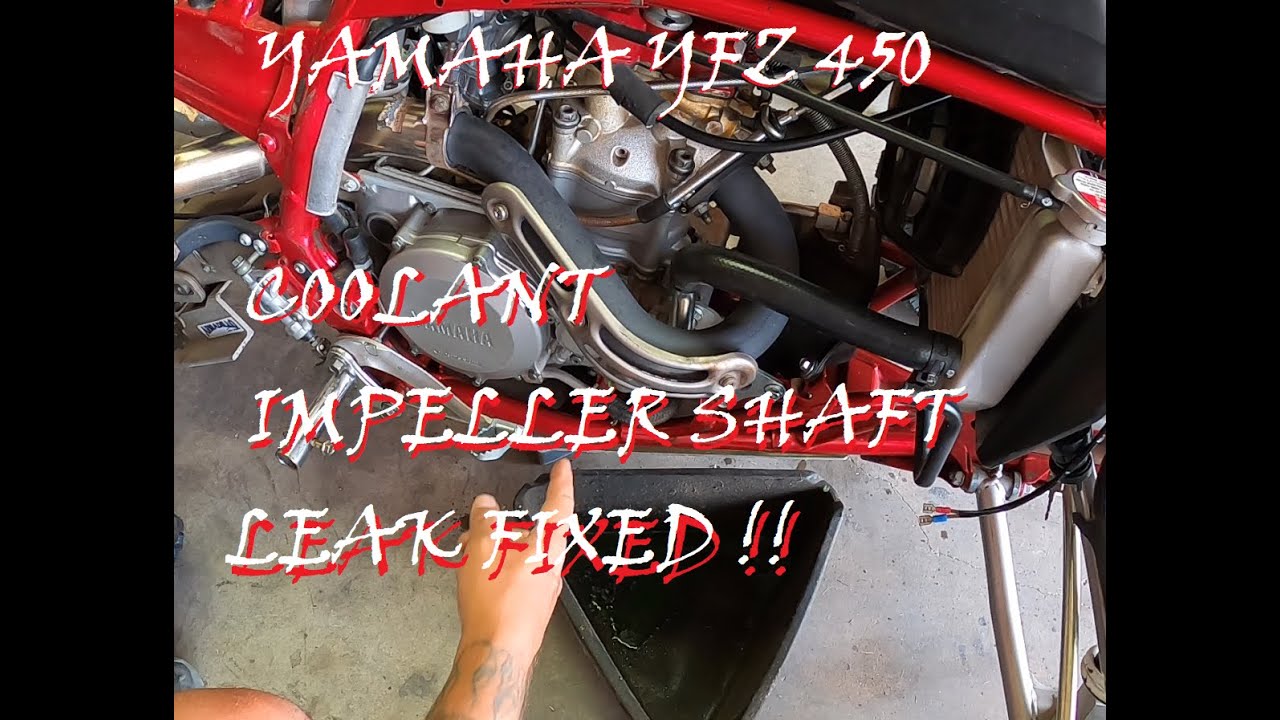 YAMAHA YFZ 450 GETS NEW SEALS AND SHAFT FOR WATER IMPELLER