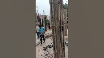 column casting #construction #concrete #dreamhome #decor #shorts #videoviral #rcc #colum #work#civil