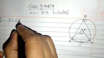 Class9math#ex-9.3kaQ2#ncert#A chord of a circle is equal to the radius of circle.find angle substend