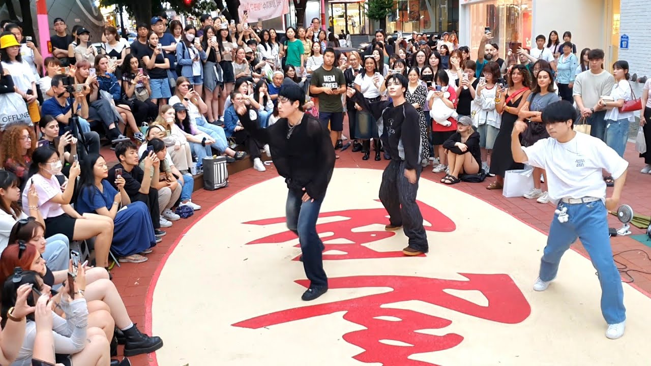 [STREET ARTIST] ONE OF. INTERACTIVE HONGDAE BUSKING. 240718.