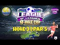 Master qr hole 3  par 5 alba  league of leagues 9hole cup golf clash guide