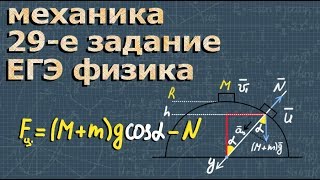 ФИЗИКА ЕГЭ механика ЗАДАНИЕ 29 разбор экзамен подготовка