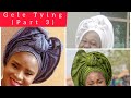 DIY: How I tied a simple knot gele & two other simple styles without using PIN#geletutorial #asoebi