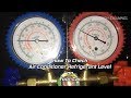 How To Check Air Conditioner ( AC ) Refrigerant Level on Car