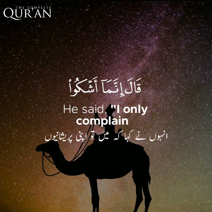 Surah Yusuf | Ayah 86 | The Complete Quran #quran #recitation #shorts #god #joseph